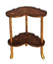 Pequea mesa rognon, Chinoiserie Inglesa, c.1890