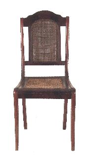 Sillas estilo Ingls, madera pluma de caoba -75-
