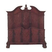 Pz. dormitorio, estilo ingls, cama, ropero. c/llaves. (Secreter ing.14271/1)