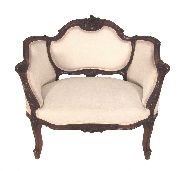 Pzs. Juego de sala, sofa y 2 sillones