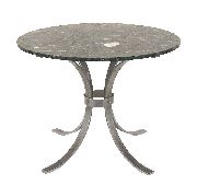 Mesa de diseo, mrmol verde.