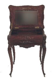 Costurero, Louis Phillipe de palisandro.