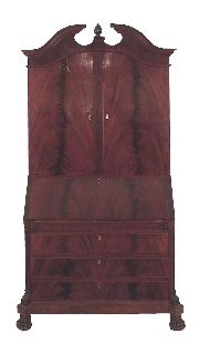 Secretaire, estilo ingls de caoba,                                                                    Casa Stanley