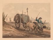 E.E. VIDAL: 'Buenos Ayres. Water cart January 1818', porchoir, Paris 1931. Segun el original de 1818.