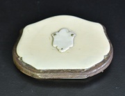 Monedero, miniatura con pequea placa marfil