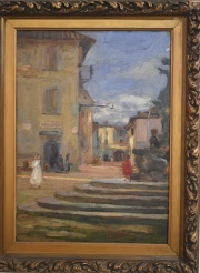 Brignoli L. Plaza, leo 'Pneus - Ursus' 60 x 40 cm.