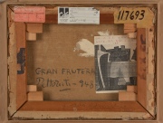 Pettoruti, Emilio. 'Gran Frutera', leo 27,5 x 35,5 cm. 1948.