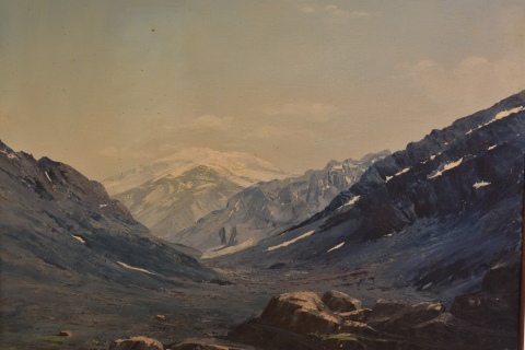 J. VIGNETTA, Picos Nevados, leo. 60x70 cm.