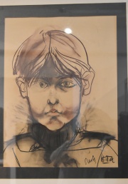 Martinez Howard, Julio 'Nio', tcnica mixta. 54 x 40 cm.
