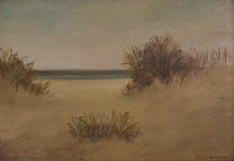 Otero, Playa Apacible, leo 21 x 31 cm. Ao 1965.