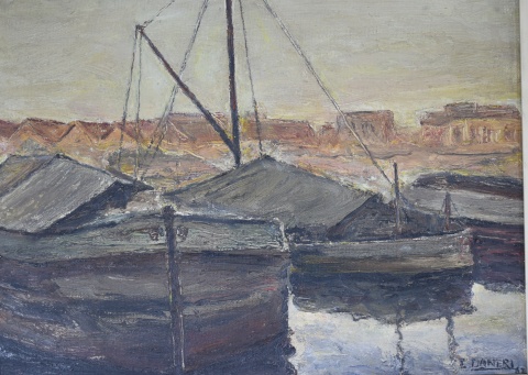 Daneri, RIACHUELO, leo del ao 1962 de 40 x 50 cm.