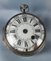 Reloj de Bolsillo Pascal Hubert A Rouen. Siglo XVIII. Averas y faltantes. (544)