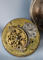 Reloj de Bolsillo Pascal Hubert A Rouen. Siglo XVIII. Averas y faltantes. (544)