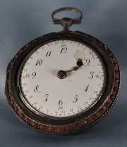 Reloj de Bolsillo Francs. Vans Dalsenaer a Paris. Caja con esmalte rosado. Roturas. (566).