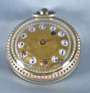 Reloj de Bolsillo Francs con nmeros arbigos, averiado, faltantes. (552).