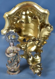 Inmaculada, talla con corona y con mnsula