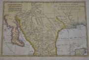 Mapa grabado de Mxico 23 x 35 cm.
