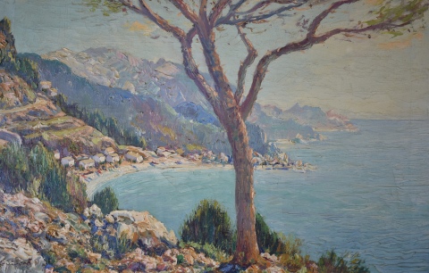 Francisco Guinart 'Mallorca', leo de 61 x 75 cm.