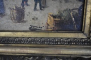 Joaquin Miro 'Feria de Barcelona', leo. Mide: 55 x 73,5 cm.