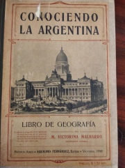 Libro de geografa 'Conociendo la Argentina'
