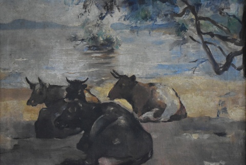 Bacchelli, Mario 'Vacas', leo. Mide: 29,5 x 39 cm.