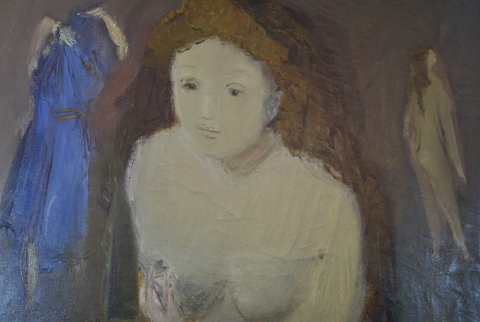 Soldi, Ral, Desnudo, leo de 55 x 56 cm. Colecc. Domingo E. Minetti.
