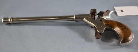 PISTOLA FLOBERT, o matagatos, tambin llamada Pistola de Ciclista. Inoperable. Largo: 19 cm.