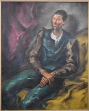 Larraaga ' Personaje de Circo', leo. Ao 1934. 98 x 78 cm.