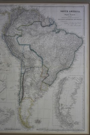 ARROWSMITH, JOHN: 'SOUTH AMERICA, MAPA 61 x 49 cm