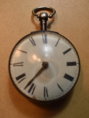 Antiguo Reloj de Bolsillo ingls THOMAS PREBBLE. Maquinaria bronce fda Thomas Prebble London y N 6114. falta aguja.
