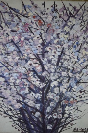 Bibi Zogbe, 'Primavera', leo sobre tela del Ao 1940. Mide: 70 x 60 cm.