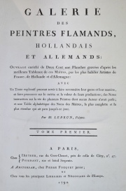 Gallerie des Peintres 1796 Tres Tomos. Deterioros.