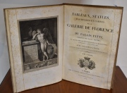 Tableaux, Statues, Bas - Reliefs et Camees de la Galerie de Florence 1819. 4 Tomos. Enc. 1/2 cuero, Muy deteriorados.