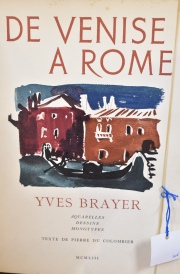 Brayer, Yves: DE VENISE A ROME, 1 vol. Ejemplar N° 752. Enc con deterioros.